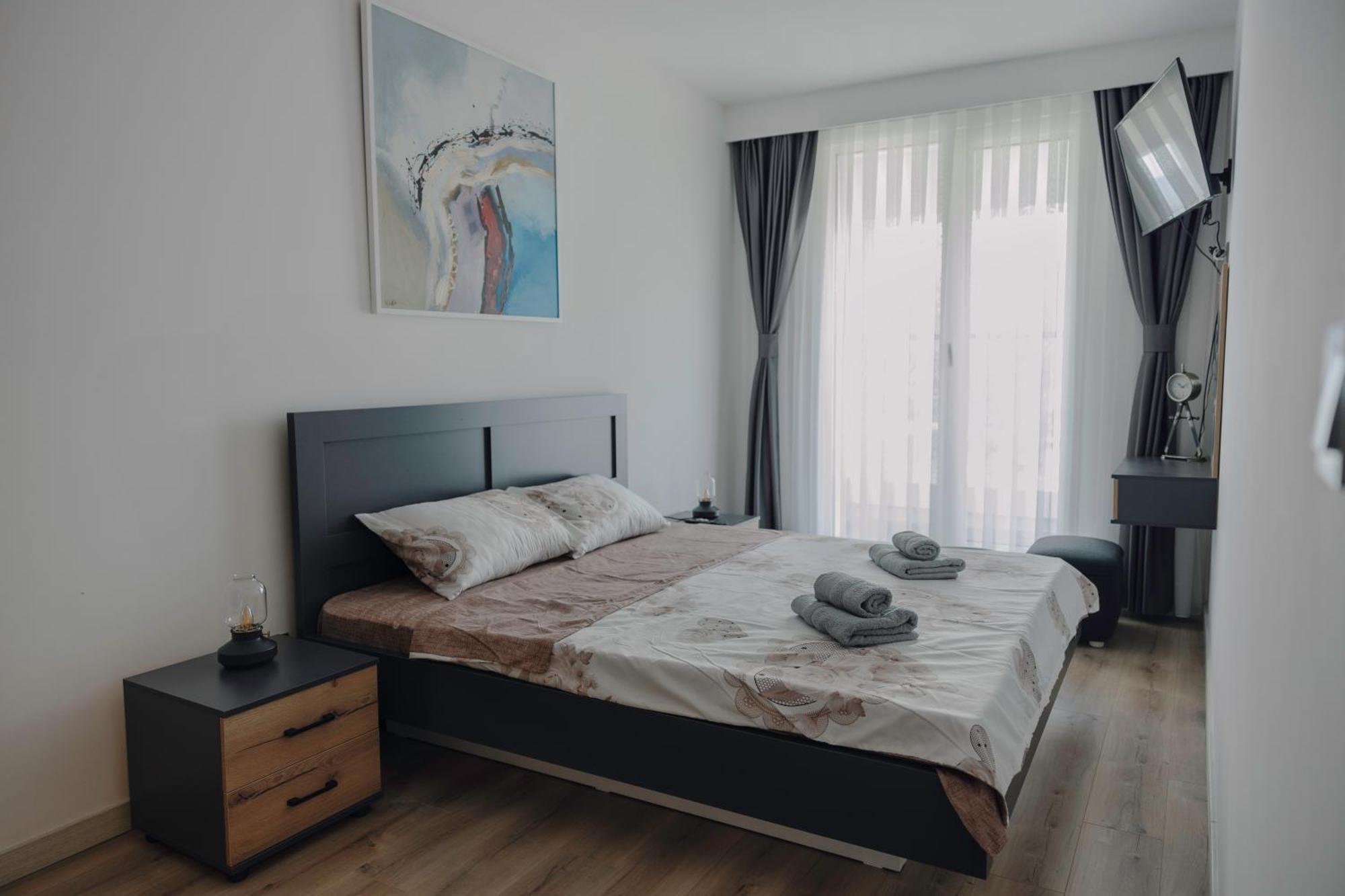 33Rd Floor Twin Apartments In Cevahir Sky City Complex With Pool, Spa, Fitness And Parking Included In Price Skopje Exterior foto